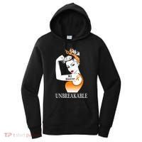 Multiple Sclerosis Warrior Unbreakable Ms Strong Meaningful Gift Women's Hoodie thumb 0