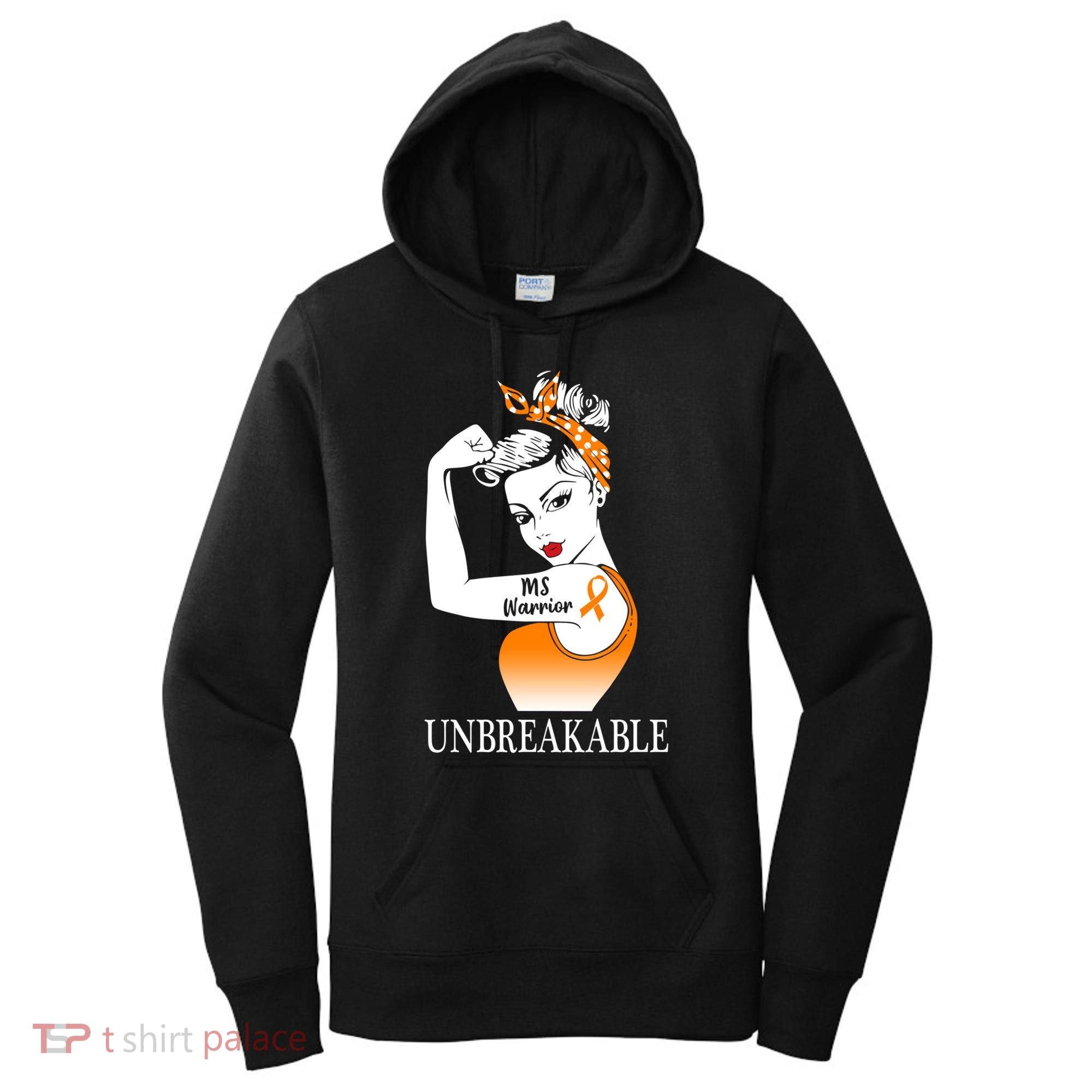 Multiple Sclerosis Warrior Unbreakable Ms Strong Meaningful Gift Women's Hoodie