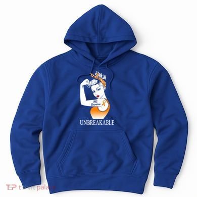 Multiple Sclerosis Warrior Unbreakable Ms Strong Meaningful Gift Hoodie