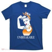 Multiple Sclerosis Warrior Unbreakable Ms Strong Meaningful Gift T-Shirt thumb 0