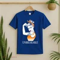 Multiple Sclerosis Warrior Unbreakable Ms Strong Meaningful Gift T-Shirt thumb 2
