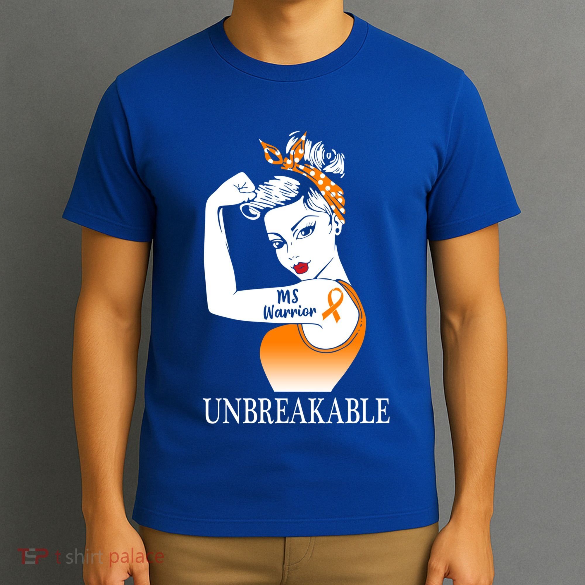 Multiple Sclerosis Warrior Unbreakable Ms Strong Meaningful Gift T-Shirt
