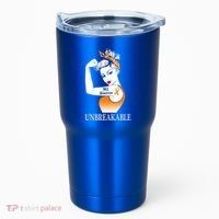 Multiple Sclerosis Warrior Unbreakable Ms Strong Meaningful Gift Tumbler thumb 0