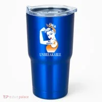 Multiple Sclerosis Warrior Unbreakable Ms Strong Meaningful Gift Tumbler thumb 0