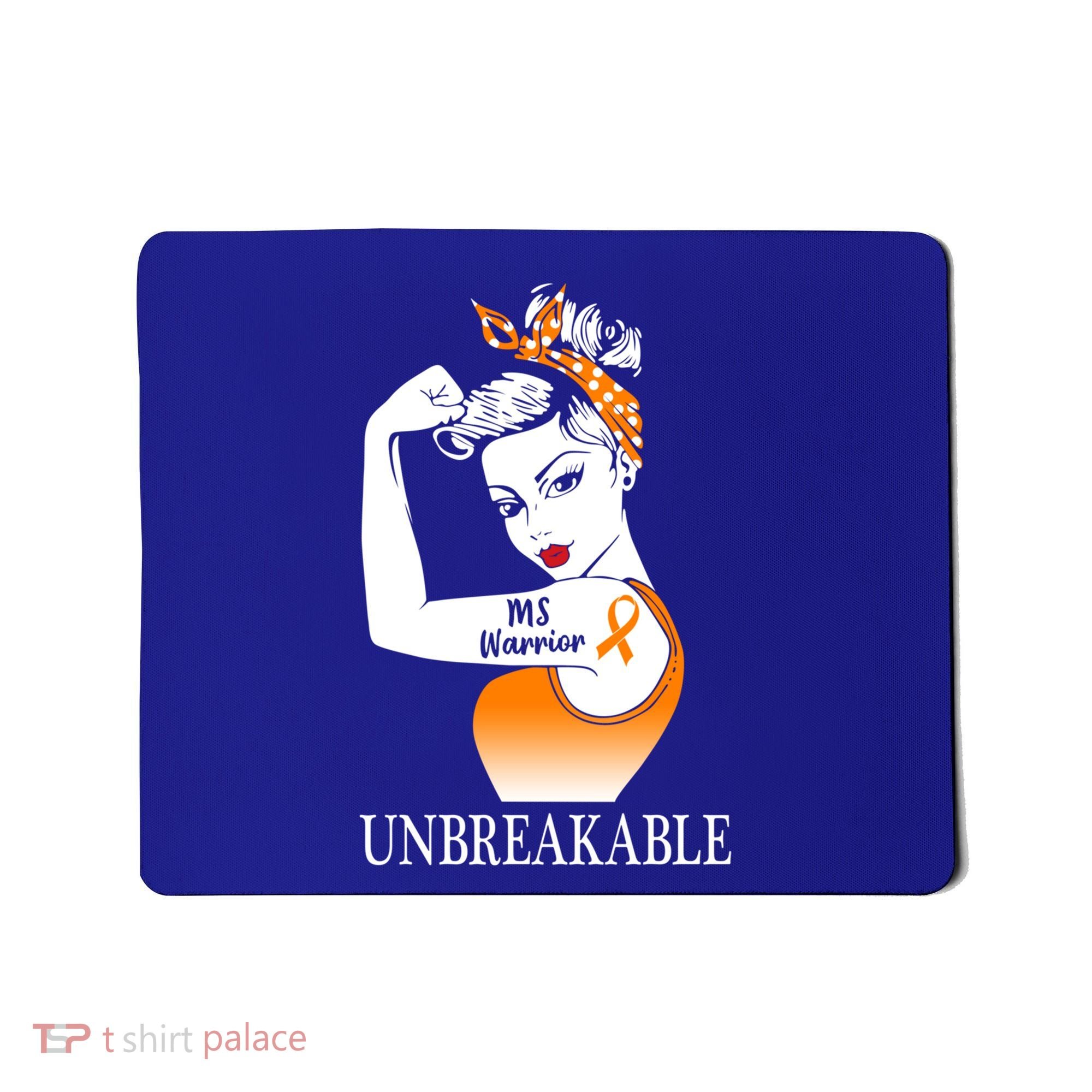 Multiple Sclerosis Warrior Unbreakable Ms Strong Meaningful Gift Mousepad