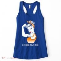 Multiple Sclerosis Warrior Unbreakable Ms Strong Meaningful Gift Women's Tank Top thumb 0