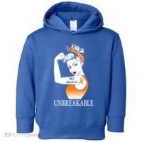 Multiple Sclerosis Warrior Unbreakable Ms Strong Meaningful Gift Toddler Hoodie thumb 0