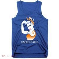 Multiple Sclerosis Warrior Unbreakable Ms Strong Meaningful Gift Tank Top thumb 0