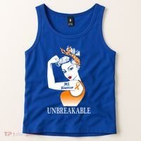 Multiple Sclerosis Warrior Unbreakable Ms Strong Meaningful Gift Tank Top thumb 2