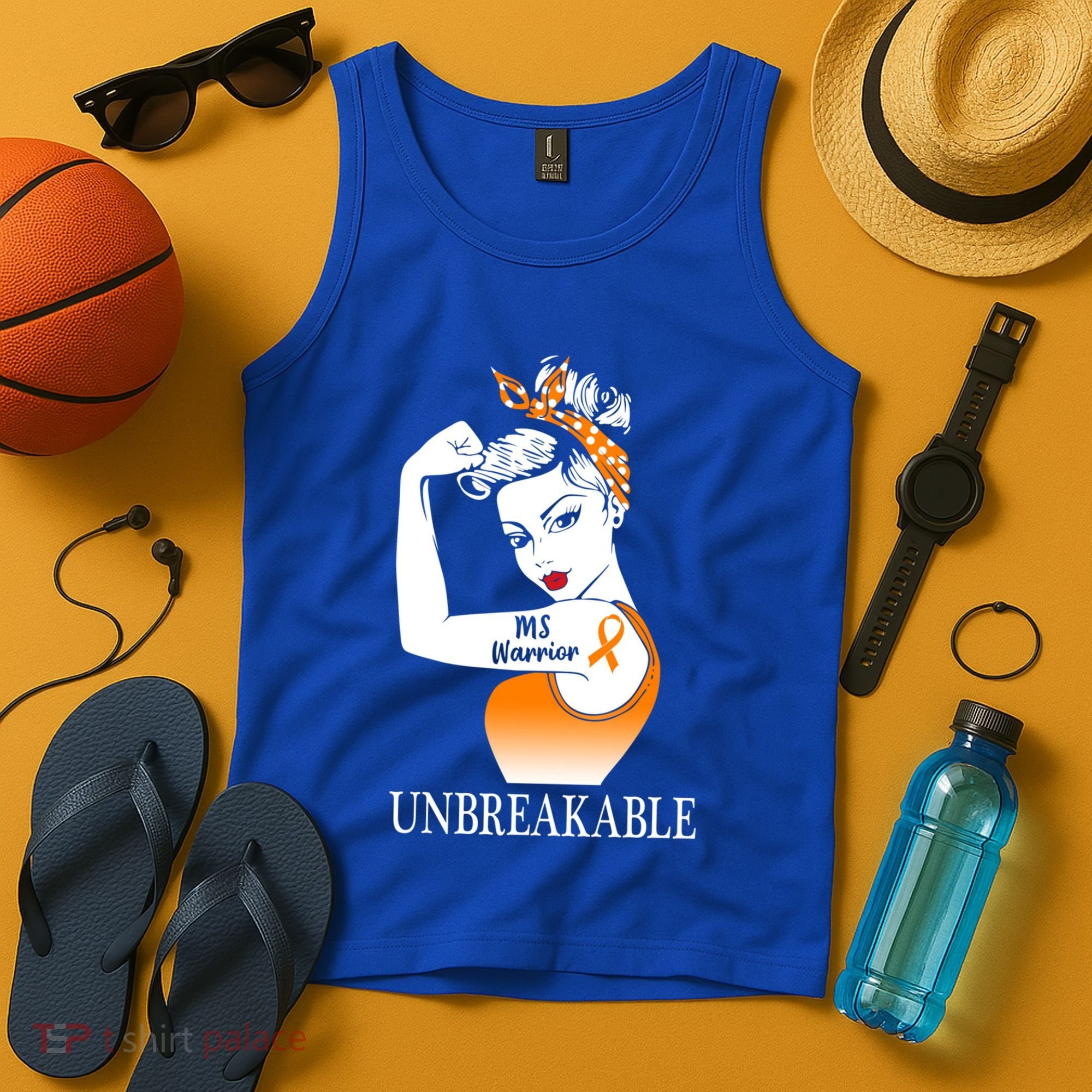 Multiple Sclerosis Warrior Unbreakable Ms Strong Meaningful Gift Tank Top