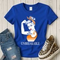 Multiple Sclerosis Warrior Unbreakable Ms Strong Meaningful Gift Women's T-Shirt thumb 3