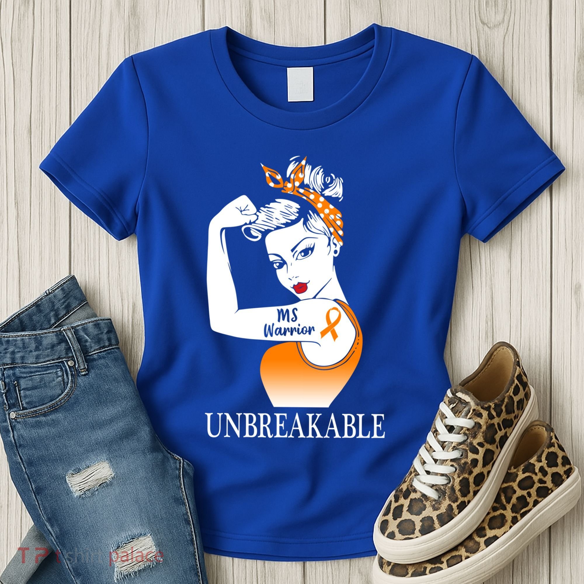 Multiple Sclerosis Warrior Unbreakable Ms Strong Meaningful Gift Women's T-Shirt