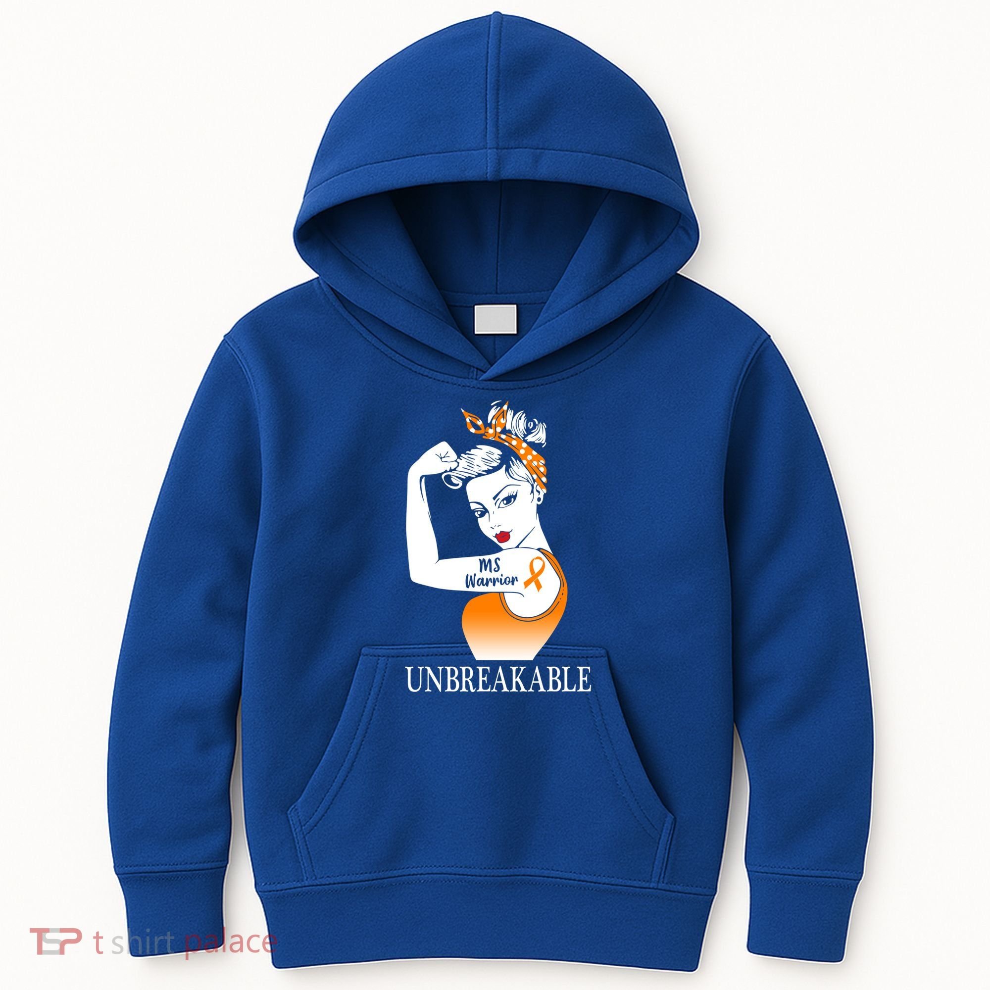 Multiple Sclerosis Warrior Unbreakable Ms Strong Meaningful Gift Kids Hoodie