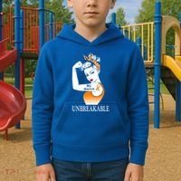 Multiple Sclerosis Warrior Unbreakable Ms Strong Meaningful Gift Kids Hoodie thumb 2