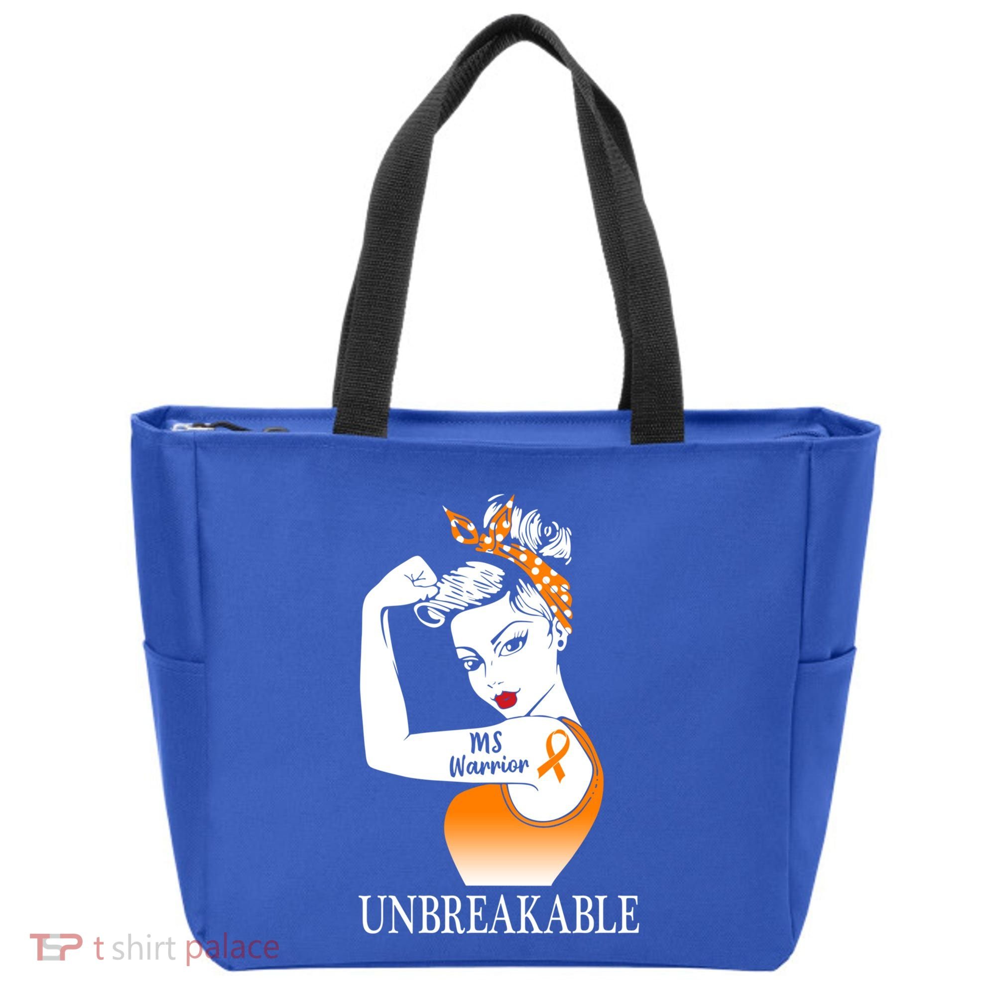 Multiple Sclerosis Warrior Unbreakable Ms Strong Meaningful Gift Tote Bag