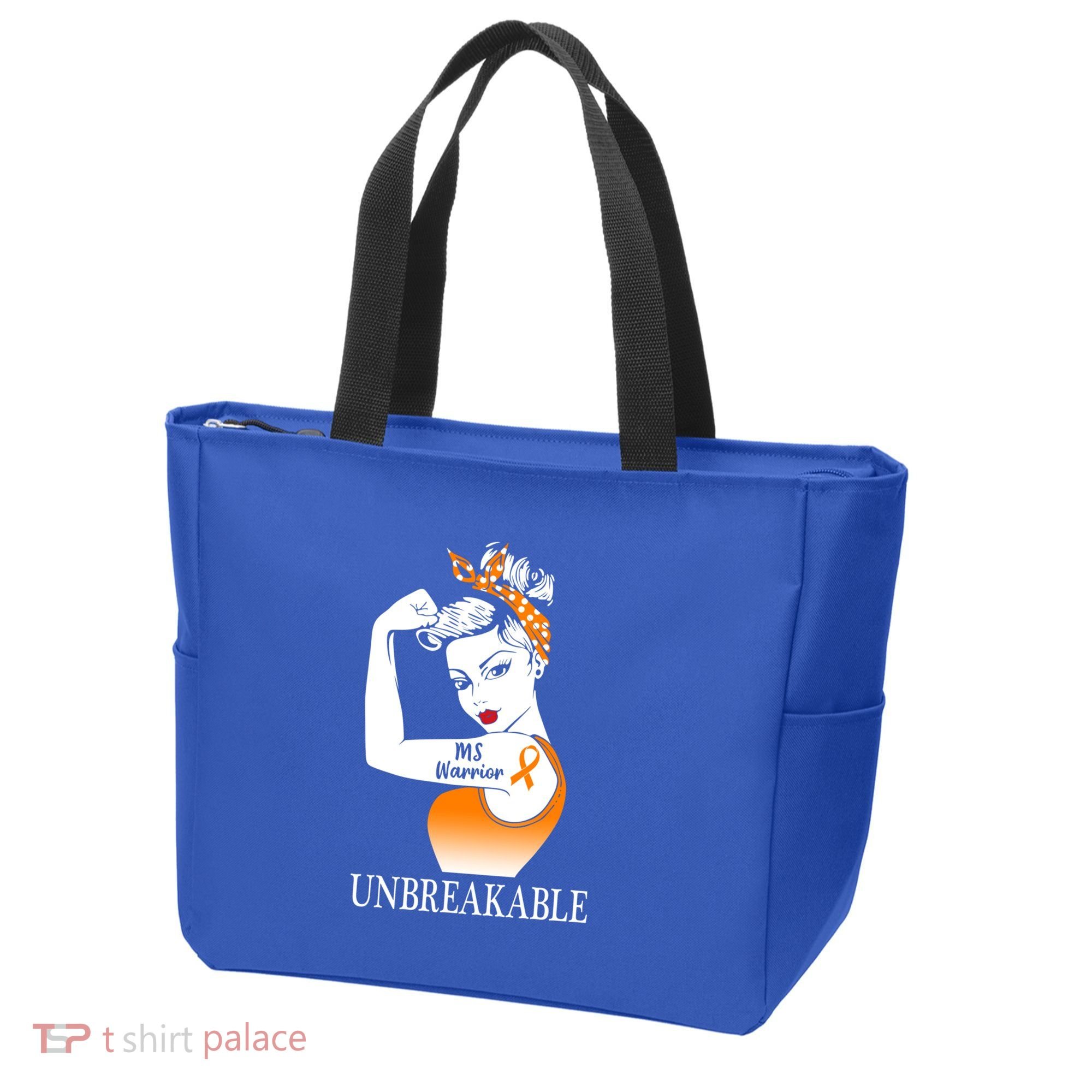 Multiple Sclerosis Warrior Unbreakable Ms Strong Meaningful Gift Tote Bag