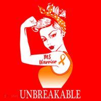Multiple Sclerosis Warrior Unbreakable Ms Strong Meaningful Gift Santa Hat thumb 1