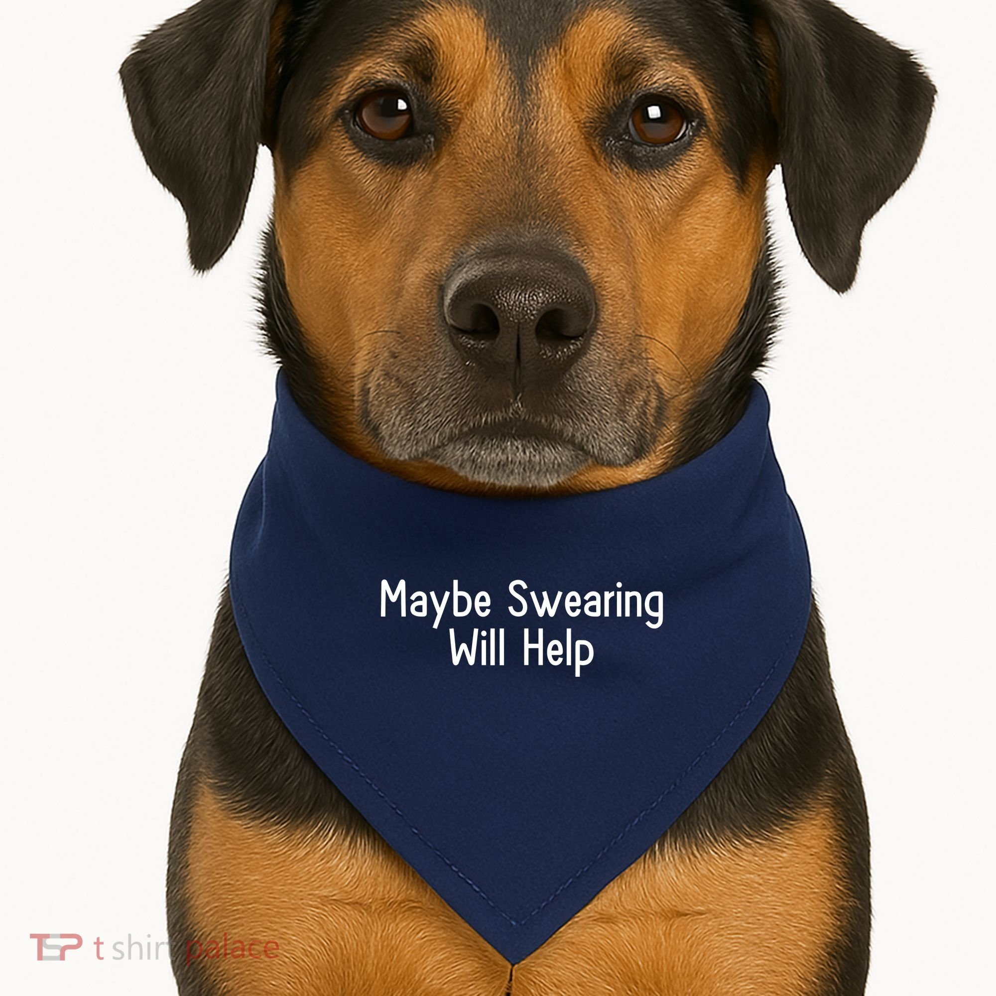 Maybe Swearing Will Help USA-Made Doggie Bandana
