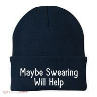 Maybe Swearing Will Help Beanie thumb 0