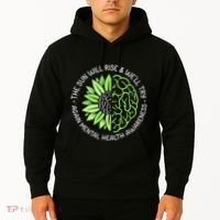 Motivational Support Warrior Mental Health Awareness Month Gift Hoodie thumb 2
