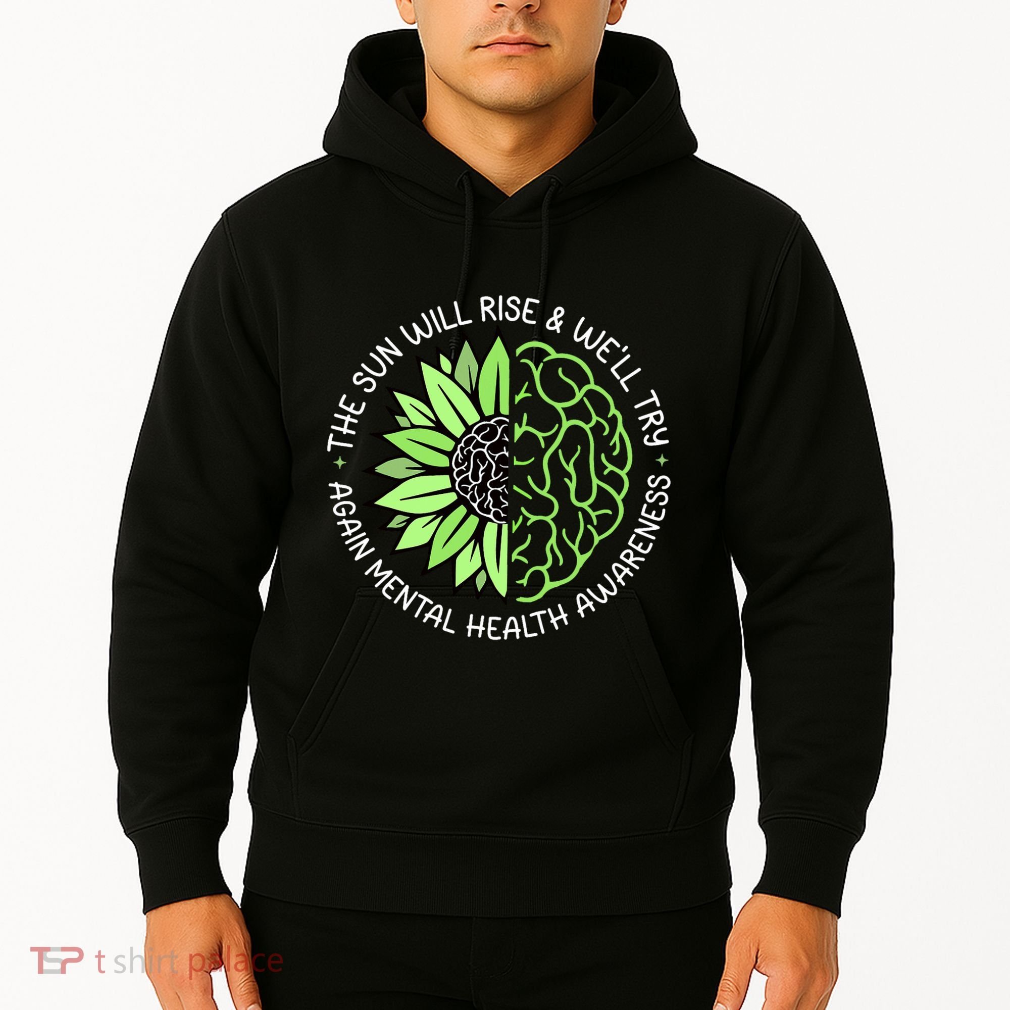 Motivational Support Warrior Mental Health Awareness Month Gift Hoodie