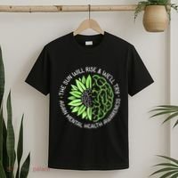 Motivational Support Warrior Mental Health Awareness Month Gift T-Shirt thumb 2