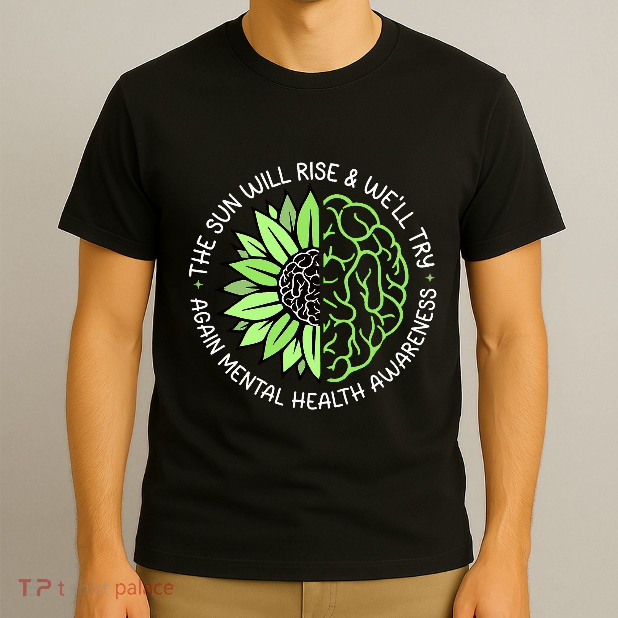 Motivational Support Warrior Mental Health Awareness Month Gift T-Shirt