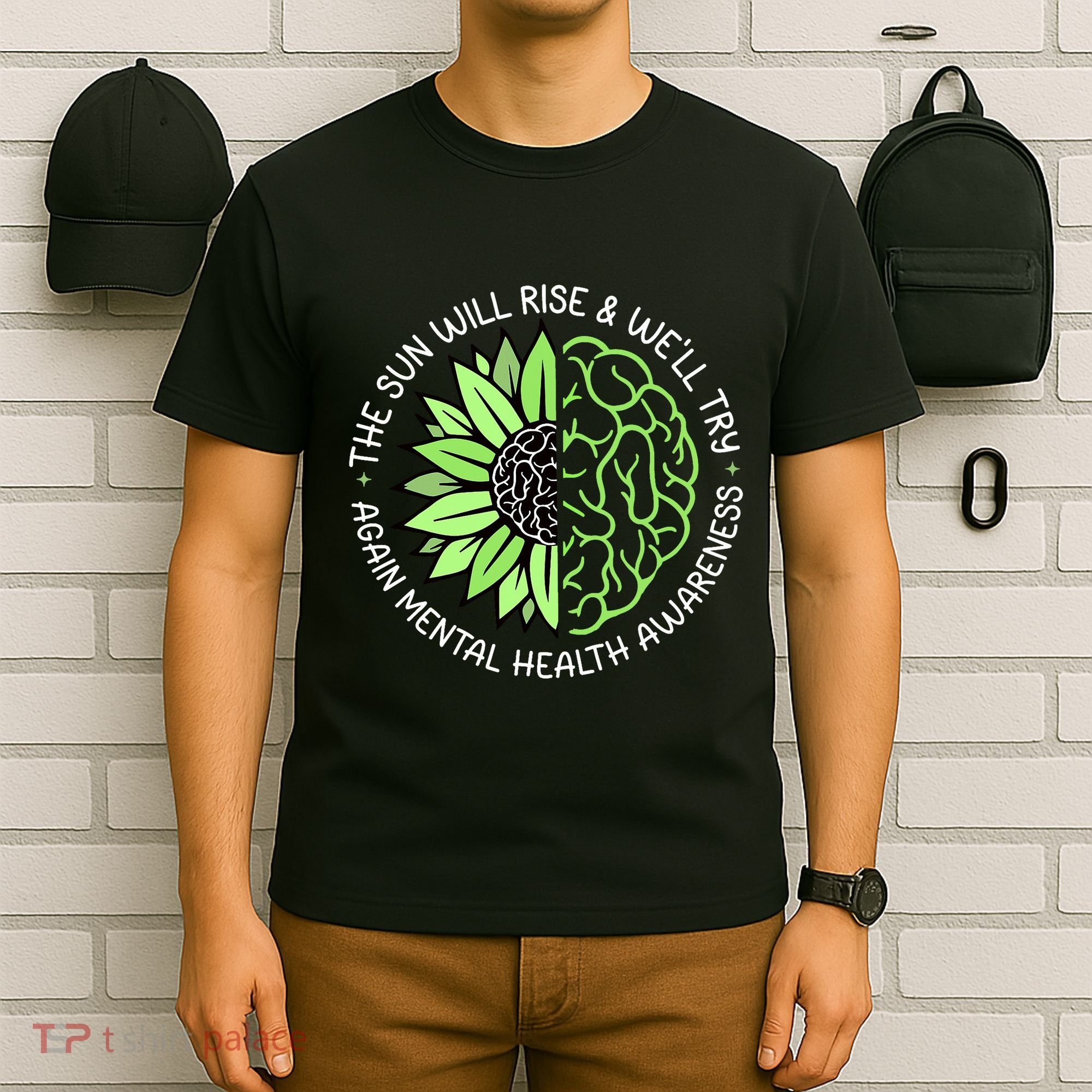 Motivational Support Warrior Mental Health Awareness Month Gift T-Shirt