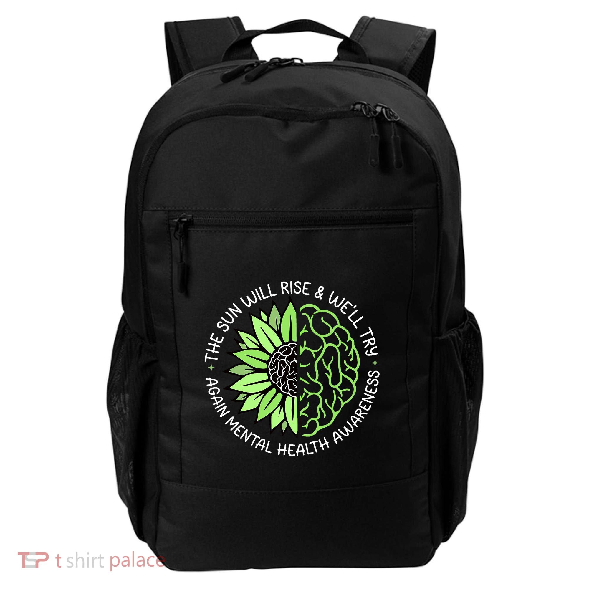 Motivational Support Warrior Mental Health Awareness Month Gift Backpack
