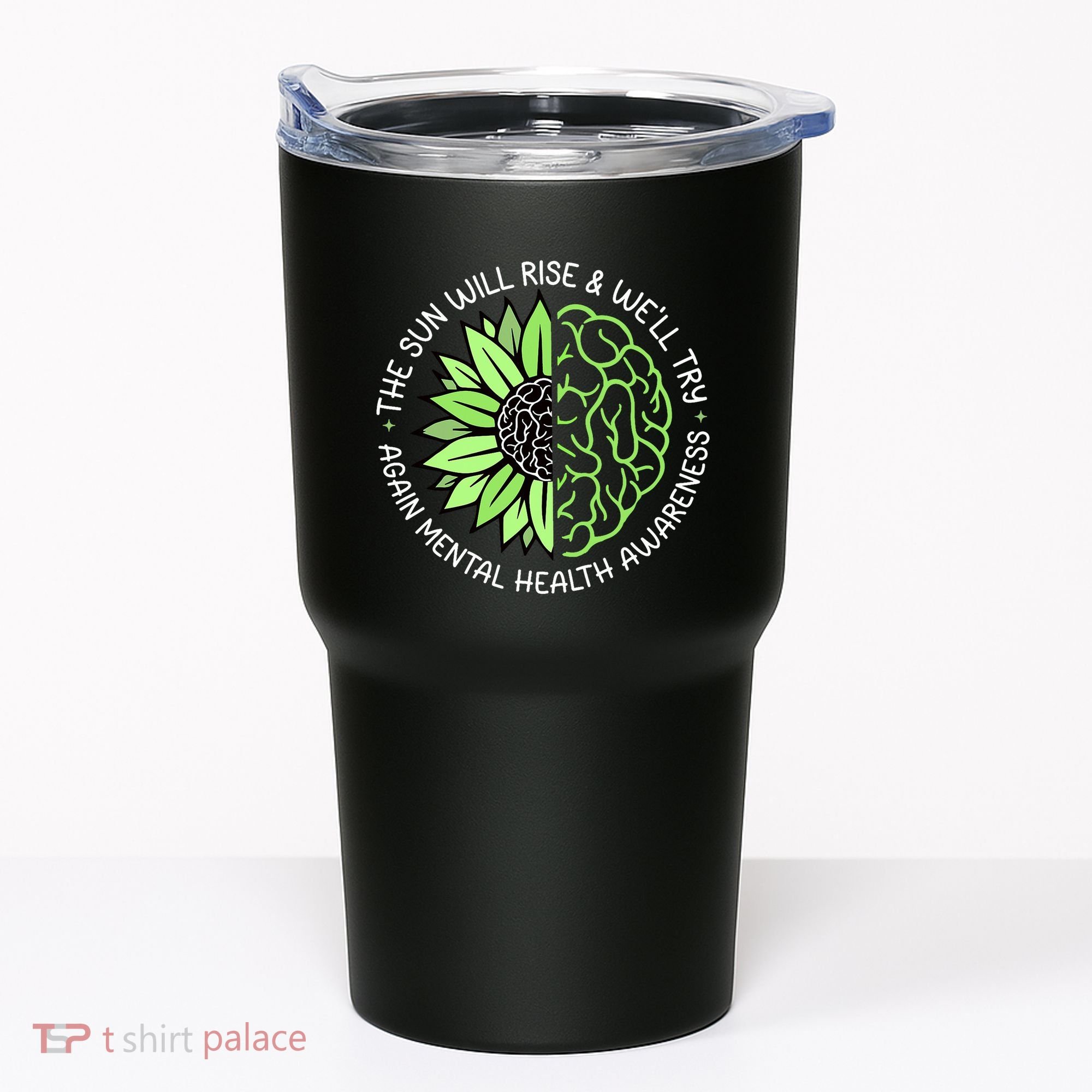 Motivational Support Warrior Mental Health Awareness Month Gift Tumbler