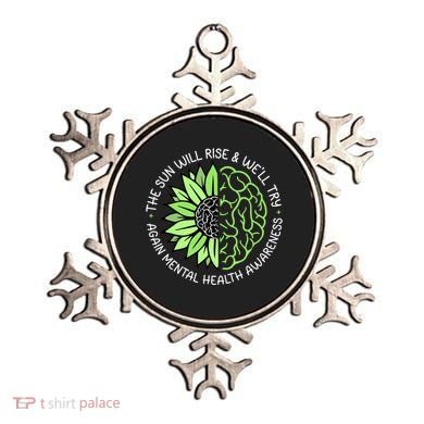 Motivational Support Warrior Mental Health Awareness Month Gift Ornament