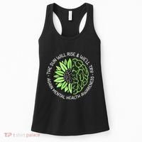 Motivational Support Warrior Mental Health Awareness Month Gift Women's Tank Top thumb 0