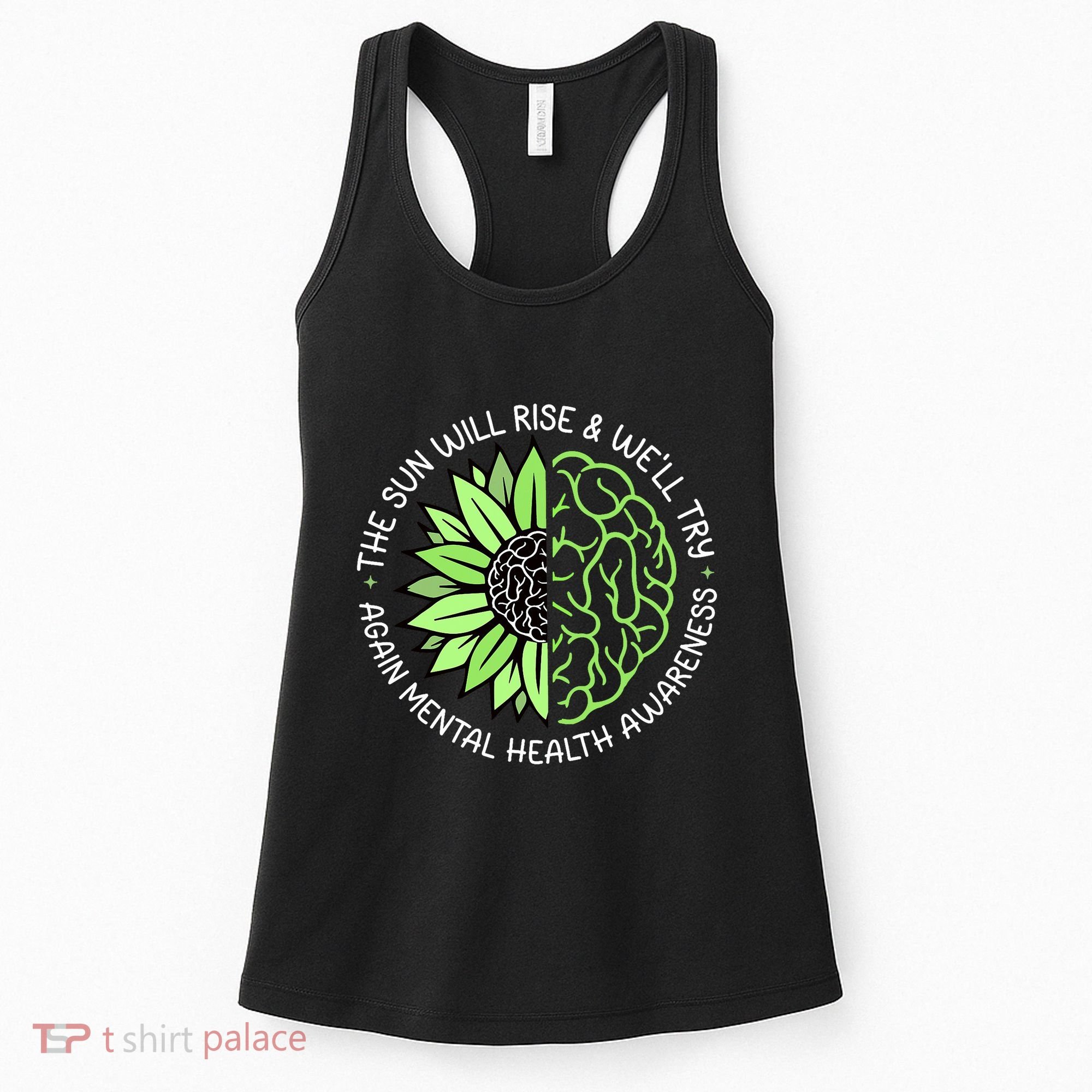 Motivational Support Warrior Mental Health Awareness Month Gift Women's Tank Top
