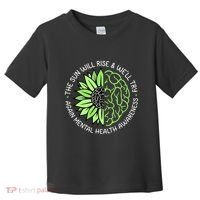 Motivational Support Warrior Mental Health Awareness Month Gift Toddler T-Shirt thumb 0