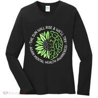 Motivational Support Warrior Mental Health Awareness Month Gift Women's Long Sleeve Shirt thumb 0
