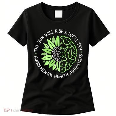 Motivational Support Warrior Mental Health Awareness Month Gift Women's T-Shirt