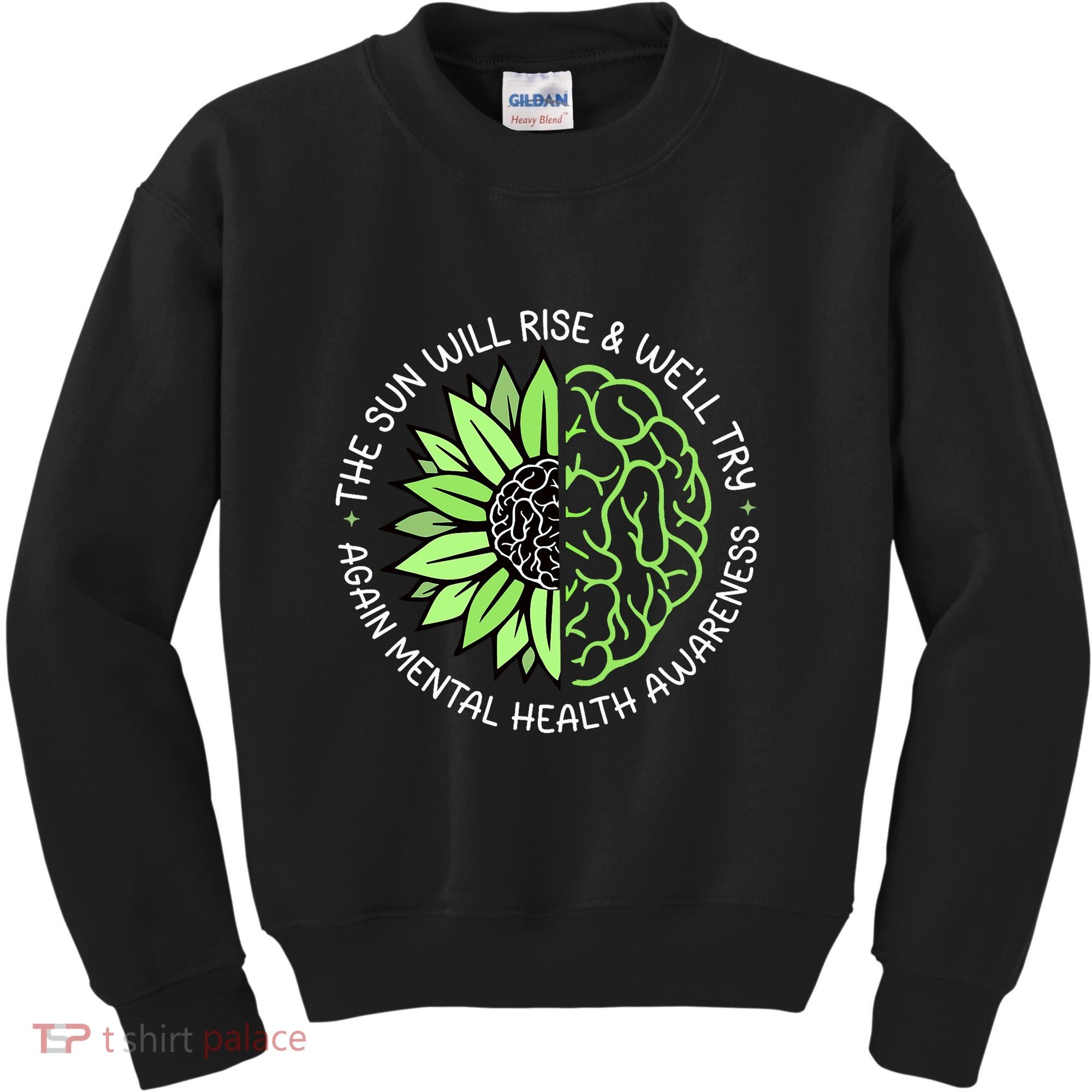 Motivational Support Warrior Mental Health Awareness Month Gift Kids Sweatshirt