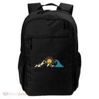 Mountain Sun Wave Nature Hiking Surf Surfer Hiker Outdoor Backpack thumb 0