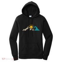 Mountain Sun Wave Nature Hiking Surf Surfer Hiker Outdoor Women's Hoodie thumb 0