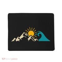Mountain Sun Wave Nature Hiking Surf Surfer Hiker Outdoor Mousepad thumb 0