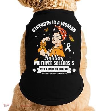 Multiple Sclerosis Warrior Fighting Ms Women Doggie Tank