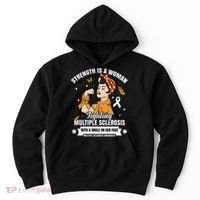 Multiple Sclerosis Warrior Fighting Ms Women Hoodie thumb 0