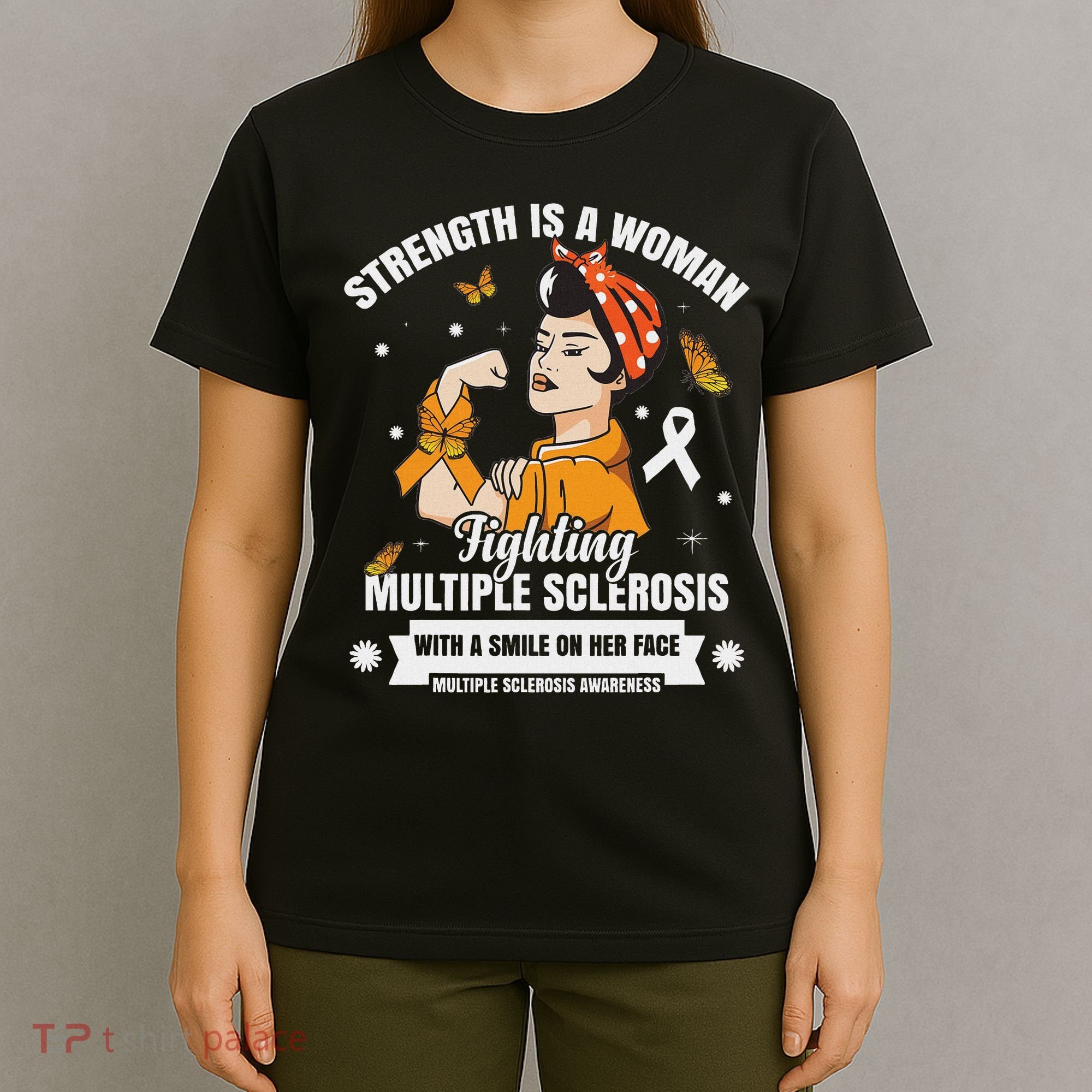 Multiple Sclerosis Warrior Fighting Ms Women T-Shirt