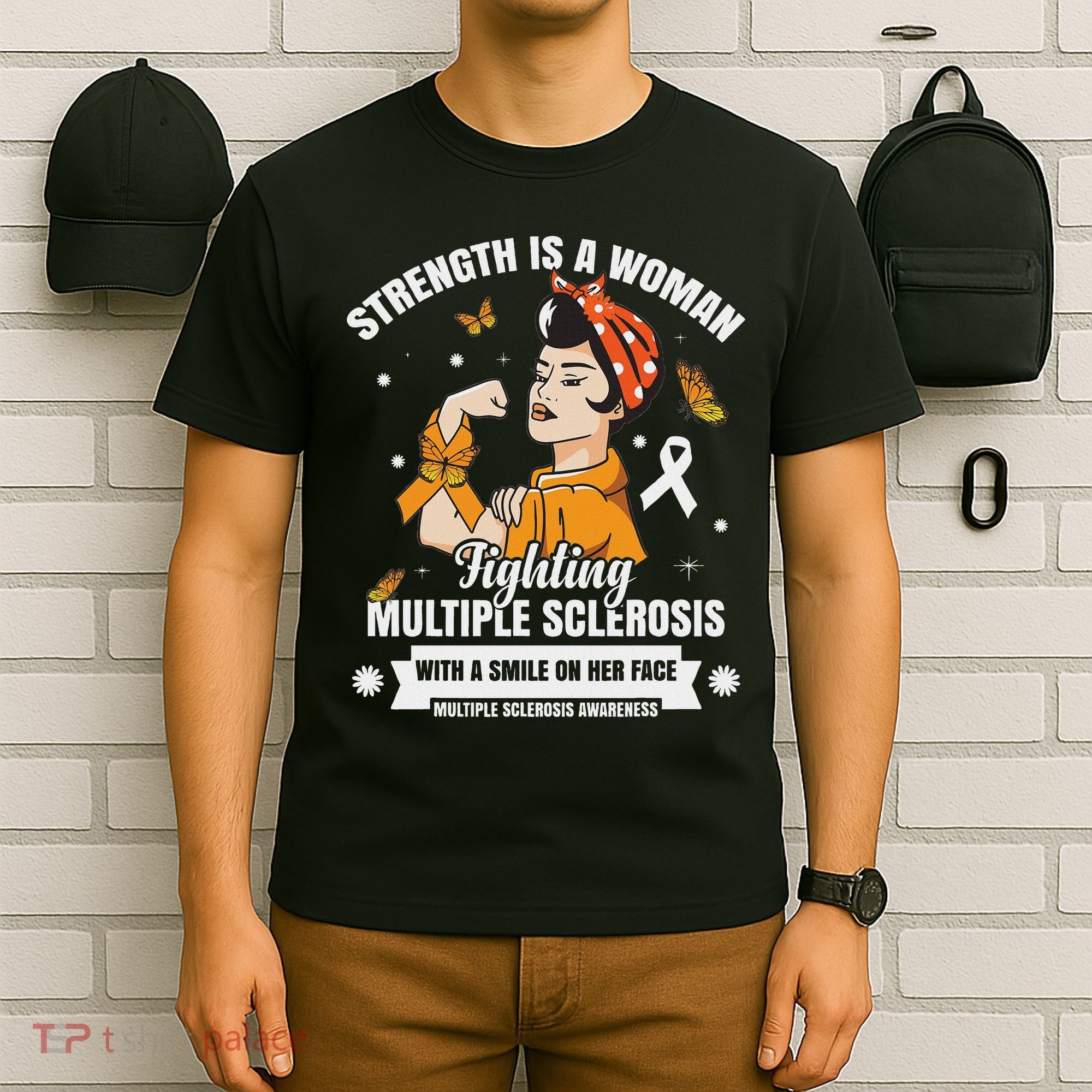 Multiple Sclerosis Warrior Fighting Ms Women T-Shirt