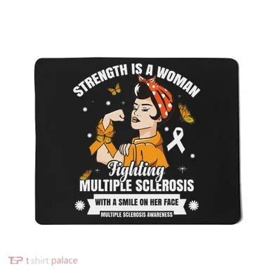 Multiple Sclerosis Warrior Fighting Ms Women Mousepad