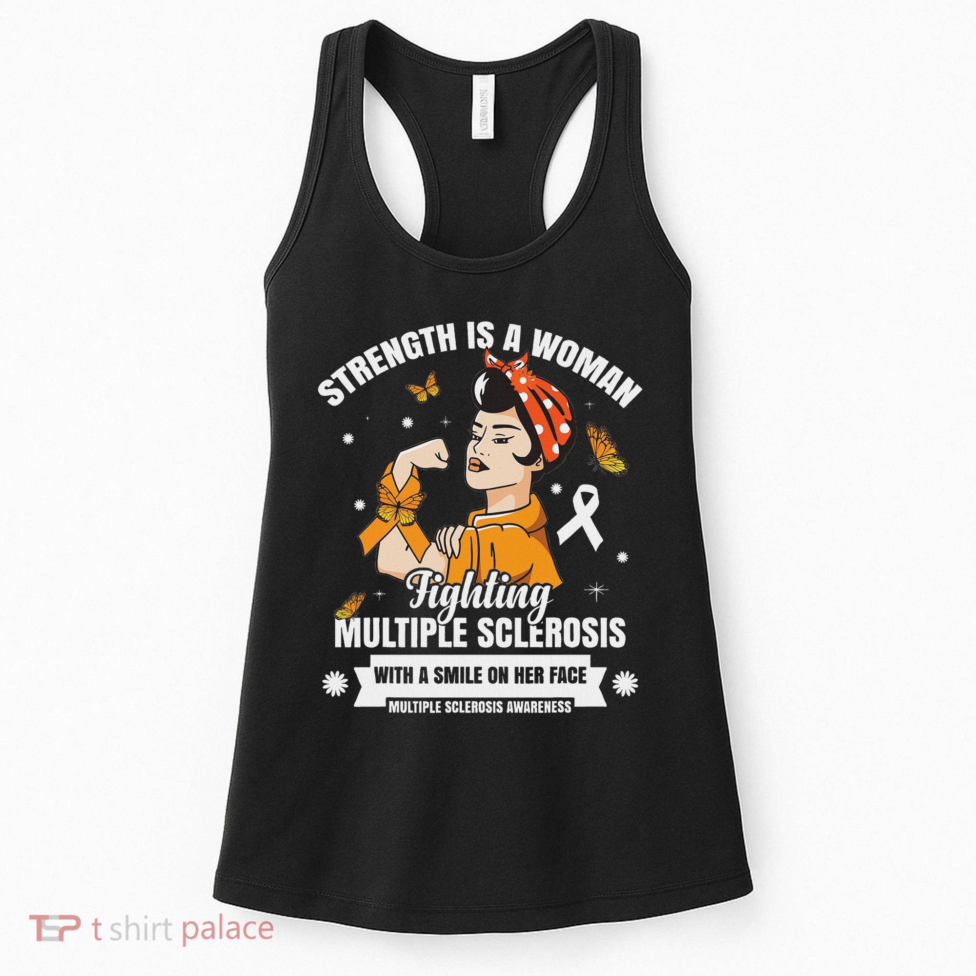 Multiple Sclerosis Warrior Fighting Ms Women Women's Tank Top