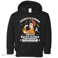 Multiple Sclerosis Warrior Fighting Ms Women Toddler Hoodie thumb 0