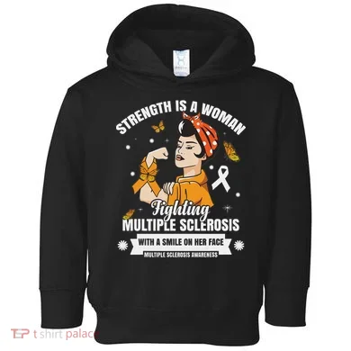 Multiple Sclerosis Warrior Fighting Ms Women Toddler Hoodie