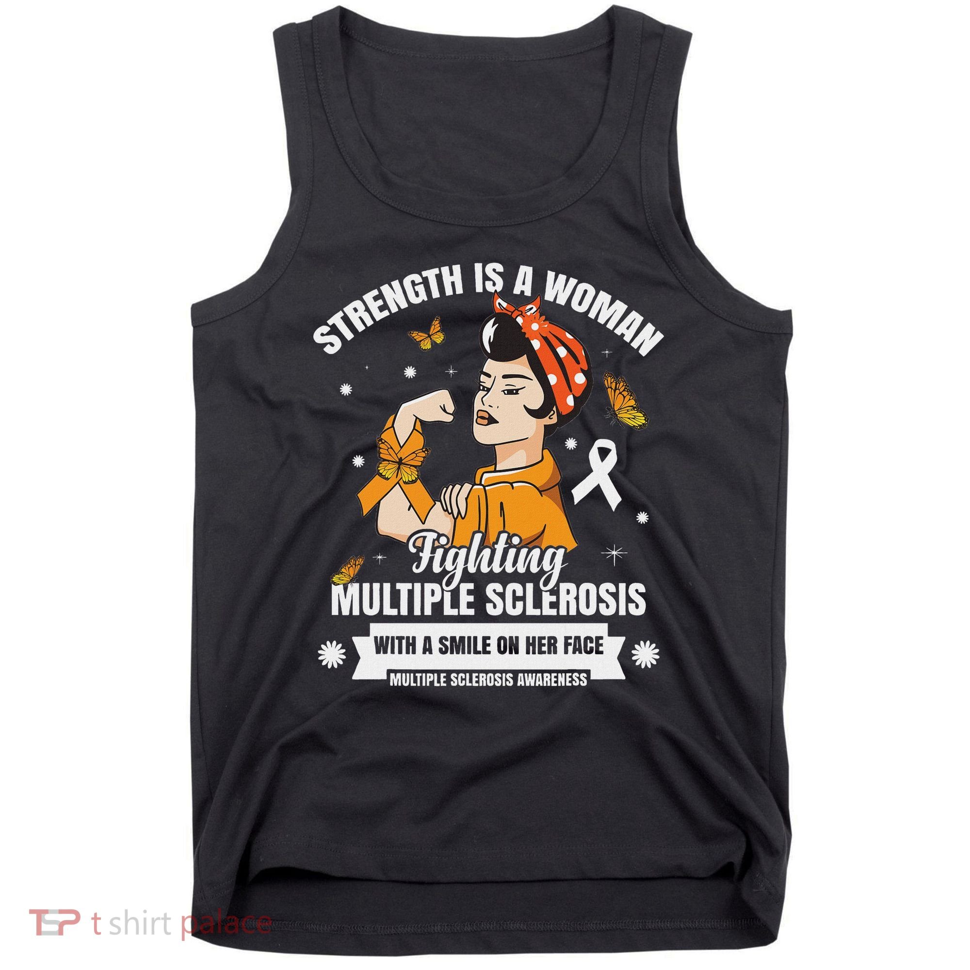 Multiple Sclerosis Warrior Fighting Ms Women Tank Top