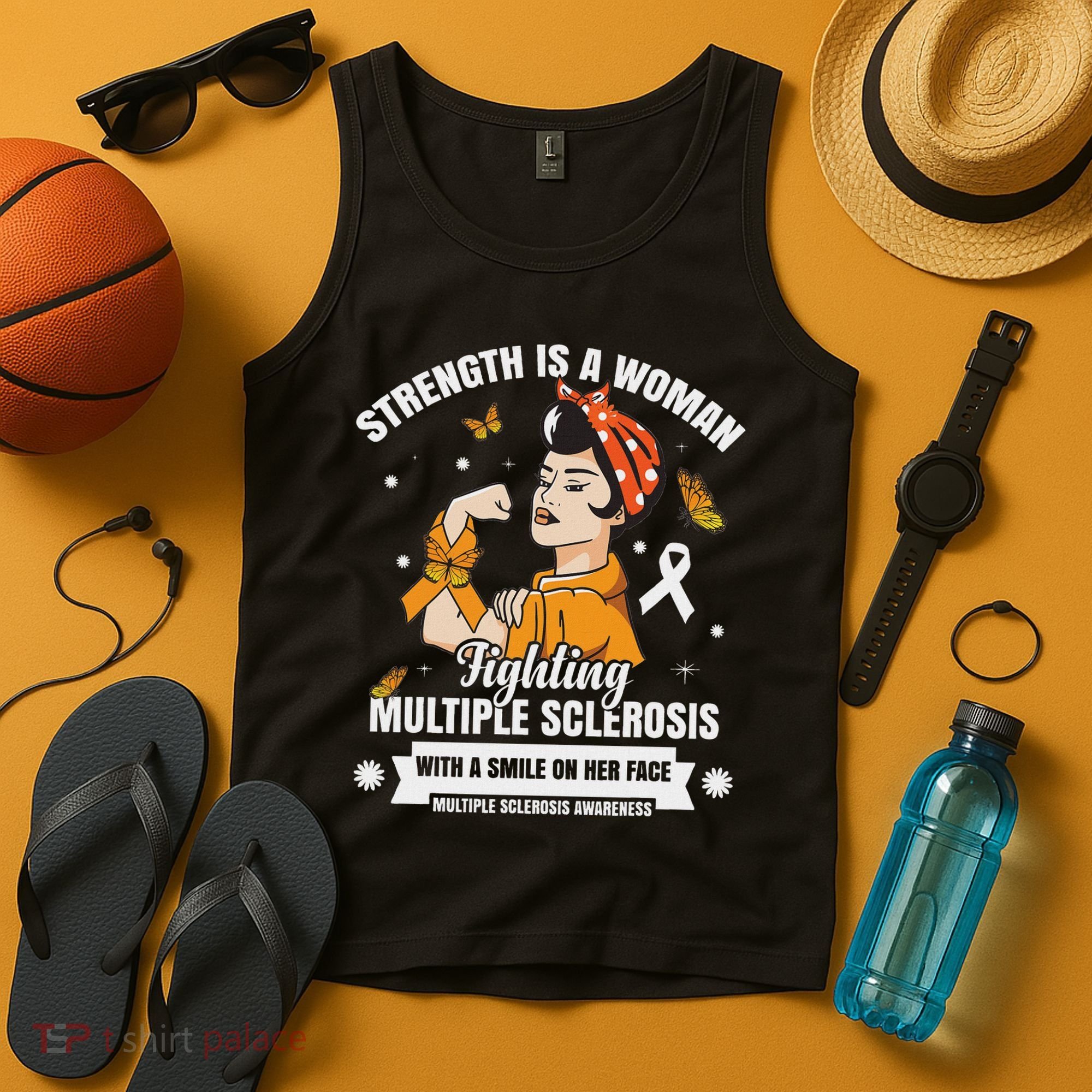 Multiple Sclerosis Warrior Fighting Ms Women Tank Top